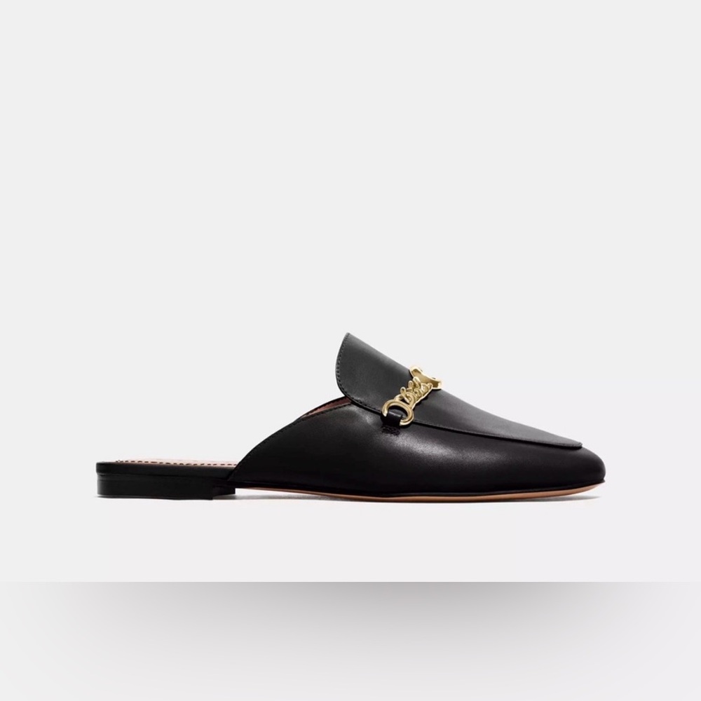 Coach Sofi Leather Mules - Picture 2 of 5